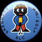SLC Skegness Crazy Golf Tournament Tin Badge (Blue)