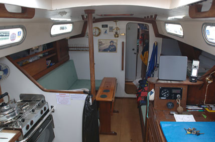 Inside the cabin