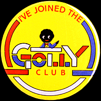 Golly Club Tin Badge