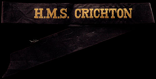 HMS Crichton Cap Tally