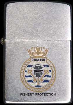 Front of zippo lighter