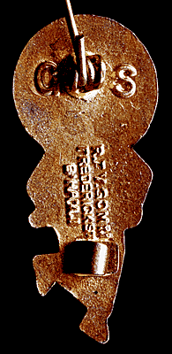 Reverse of brooch