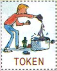 Roald Dahl Token featuring Charlie Bucket with no equivalent badge