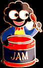 Unauthorised Golly & Jam Jar Badge