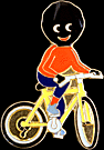 Cyclist (Orange Jumper) [V] 1993
