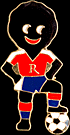 Footballer (red mouth/black ball) [H] 1993