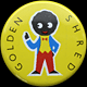 Standard Yellow Tin Badge 1976