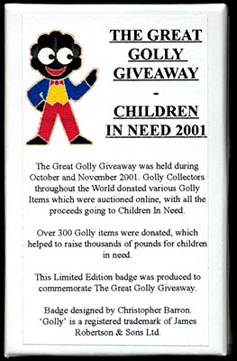 Base of the Great Golly Giveaway presentation box